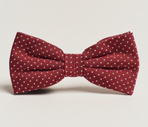 Micro Dot Pre Krawatte Silk Wine Red