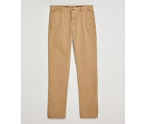 Slim Fit Garment Dyed Slacks Khaki