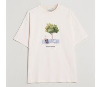 Oranger Print Tshirt Off White