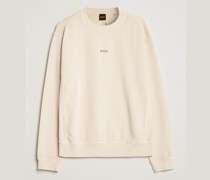 Wefade Logo Sweatshirt Open White