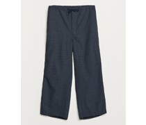 Panama Woll Hosen Navy