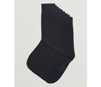 9-Pack True Baumwoll Socks Dark Navy