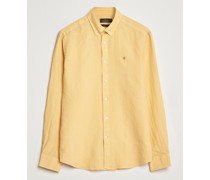 Douglas Leinen Buttondownhemd Yellow