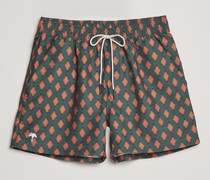 Printed Badeshort Smokin Rustic