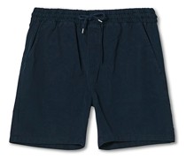 Classic Organic Twill Drawstring Shorts Navy Blue