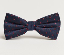 Dot Pre Krawatte Silk Navy/Wine