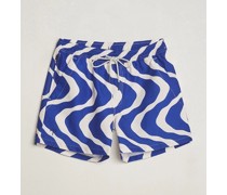 Printed Swimshorts Blue Rippling