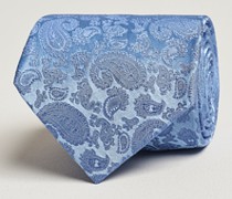Silk Tonal Paisley Krawatte 8 cm Sky Blue