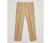 Slim Baumwoll Cargo Pants Harvest Gold