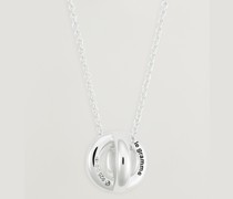 Entrelacs Anhänger Halskette Sterling Silver 3g