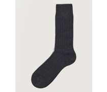 Waddington Cashmere Sock Charcoal