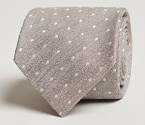 Dotted Silk/Leinen Krawatte