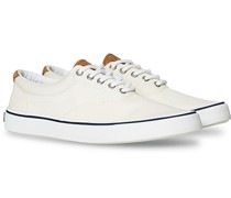 Striper II Canvas Sneaker White