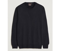 Custer Merino Woll Roundneck Navy