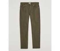 James Brushed 5-Pocket Hose Olive