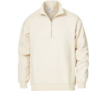 Classic Organic Half-Zip Ivory White