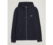 Full Zip Hooded Sweatshirt Navy