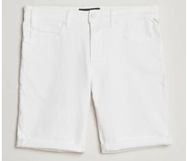 RBJ901 Super Stretch Denim Shorts White