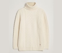 Pull Col Montant Woll Polo Nature