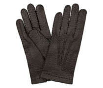 Peccary Handsewn Unlined Handschuh Black