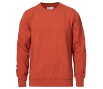 Classic Organic Rundhalspullover Dark Amber
