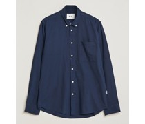 Arne Tencel Shirt Navy Blue