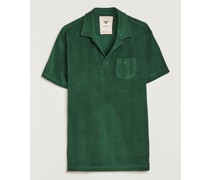 Kurzarm Terry Polo Dark Green