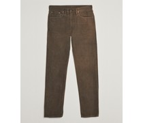 Slim Fit 5-Pocket Jeans Distressed Brown