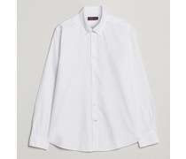 Structured Washed Buttondownhemd White