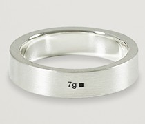 Ribbon Brushed Ring Sterling Silver 7g
