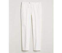 Denz Casual Baumwoll Trousers White