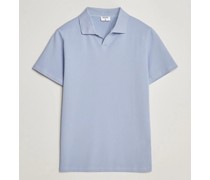 Soft Lycra Polo T-Shirt Faded Blue