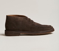 Crosby Moc-Toe Suede Chukka Boots Dark Brown