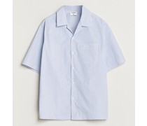 Striped Kurzarm Resort Shirt Blue/White