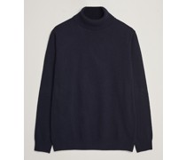 Salim Woll/Cashmere Rollkragen Navy