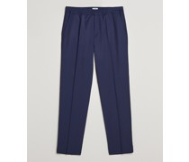 Relaxed Wollhose French Navy