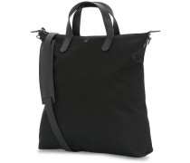 M/S Nylon Shopper Tasche  Black