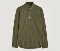 Ivory Jersey Buttondownhemd Green