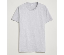 Pima Rundhalsausschnitt Tshirt Light Grey Melange