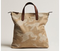 M/S Canvas Shopper Shades of Dune/Cuoio