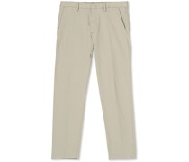 Theo Regular Fit Stretch Chinohose Light Grey