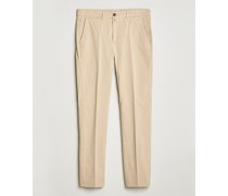 Tapered Fit Baumwoll Twill Stretch Chinohose