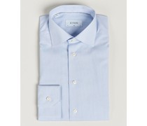 Slim Fit Poplin Thin Stripe Shirt Blue/White