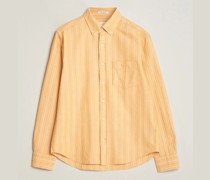 Regular Fit Archive Striped Oxford Shirt Medal Yellow