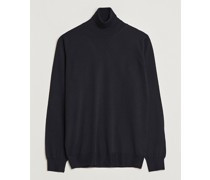 Cole Merino Woll Rollkragen Navy