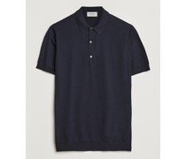 Adrian Slim Fit Sea Island Polo Navy