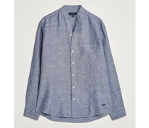 Fishtail Leinenhemd Sky Blue