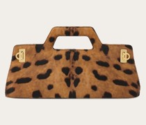 Wanda East West Handtasche Beige/Testa di Moro/Black