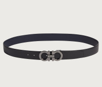 Reversible and adjustable Gancini belt