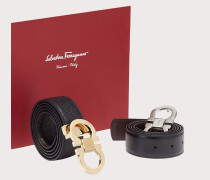 Adjustable Gancini belts Gift box